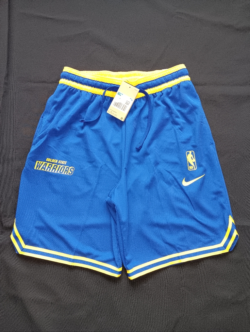 NWT Nike NBA Golden State Warriors Courtside DNA Shorts Dri Fit DN9134-495 Sz M